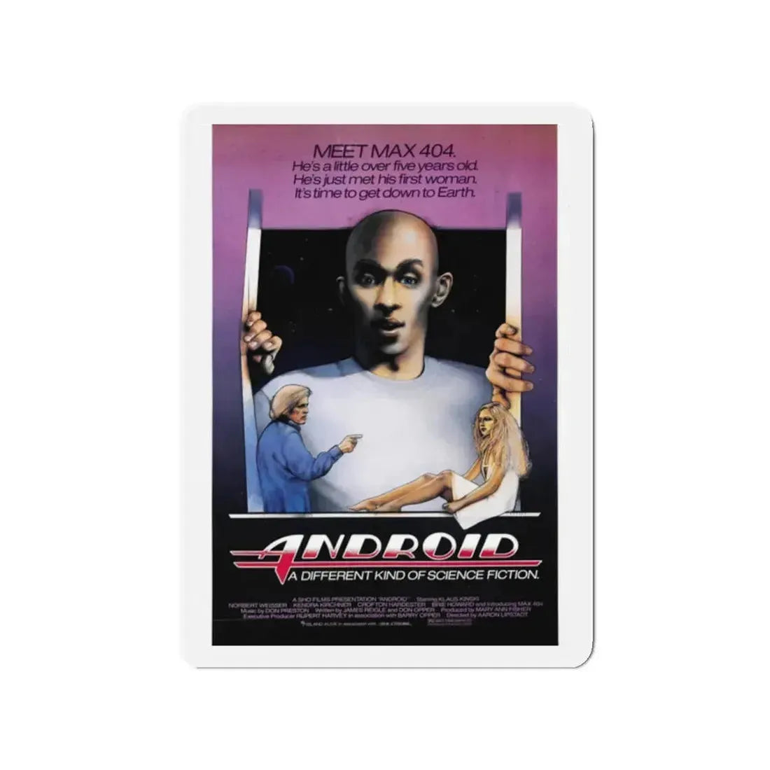 ANDROID (2) 1982 Movie Poster - Refrigerator Magnet 2 Inch - The Sticker Space