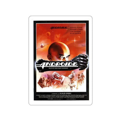ANDROID (2) 1982 Movie Poster STICKER Vinyl Die-Cut Decal 4 Inch - The Sticker Space
