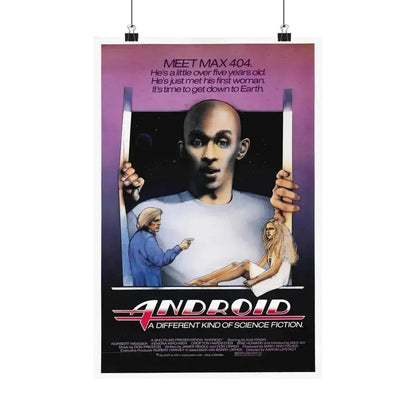 ANDROID (2) 1982 - Paper Movie Poster 12″ x 18″ Matte - The Sticker Space