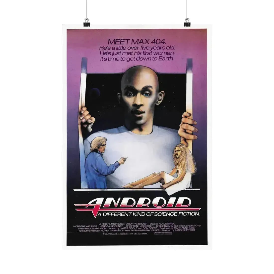 ANDROID (2) 1982 - Paper Movie Poster 16″ x 24″ Matte - The Sticker Space