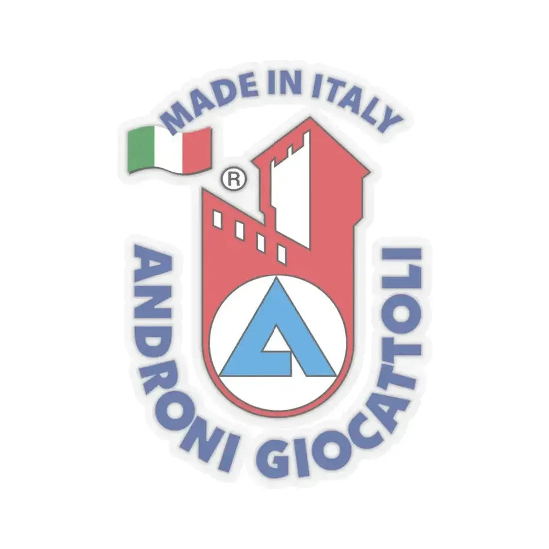 Androni Giocattoli (Logo) STICKER Vinyl Kiss-Cut Decal 3 Inch Transparent - The Sticker Space