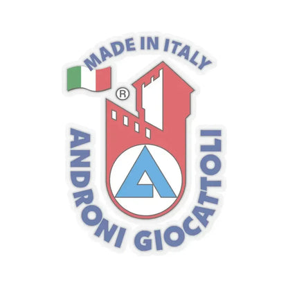 Androni Giocattoli (Logo) STICKER Vinyl Kiss-Cut Decal 6 Inch Transparent - The Sticker Space