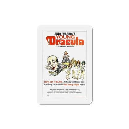 Andy Warhol's Dracula 1974 2 Movie Poster Refrigerator Magnet 3 Inch - The Sticker Space