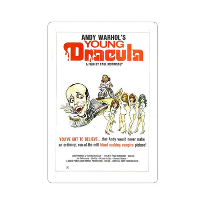 Andy Warhol's Dracula 1974 2 Movie Poster STICKER Vinyl Die-Cut Decal 3 Inch - The Sticker Space