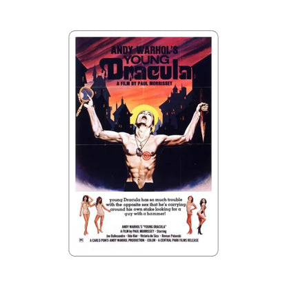Andy Warhol's Dracula 1974 3 Movie Poster STICKER Vinyl Die-Cut Decal 2 Inch - The Sticker Space