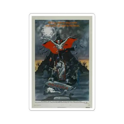 ANDY WARHOL'S DRACULA 1974 Movie Poster - STICKER Vinyl Kiss-Cut Decal 3 Inch White - The Sticker Space
