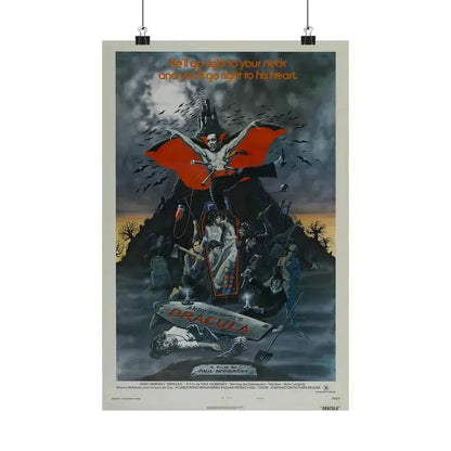 ANDY WARHOL'S DRACULA 1974 - Paper Movie Poster 12″ x 18″ Matte - The Sticker Space