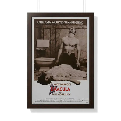 ANDY WARHOL'S DRACULA (2) 1974 - Framed Movie Poster 20" x 30" Walnut - The Sticker Space