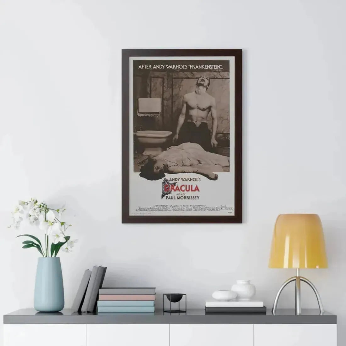 ANDY WARHOL'S DRACULA (2) 1974 - Framed Movie Poster - The Sticker Space