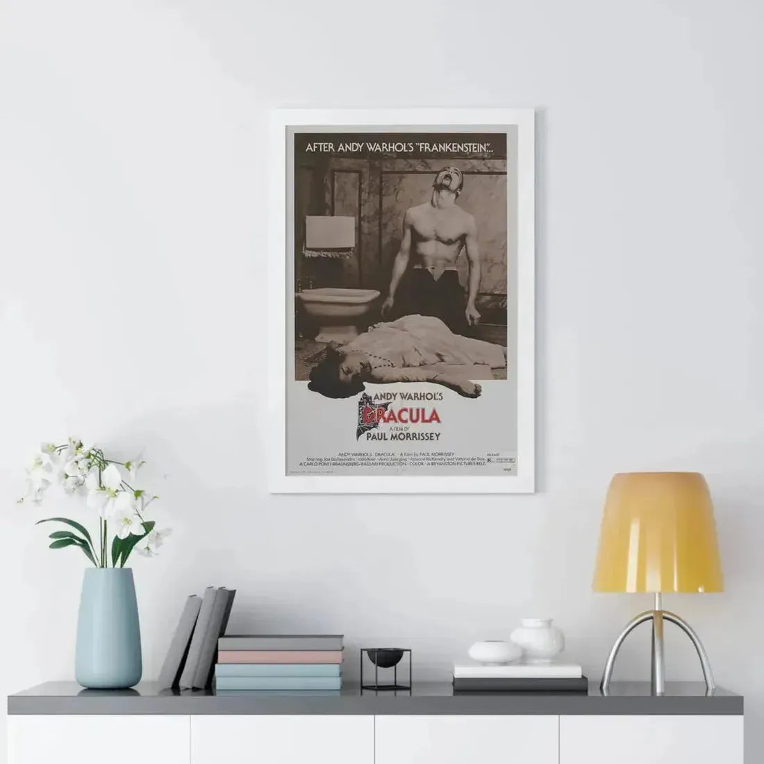 ANDY WARHOL'S DRACULA (2) 1974 - Framed Movie Poster - The Sticker Space