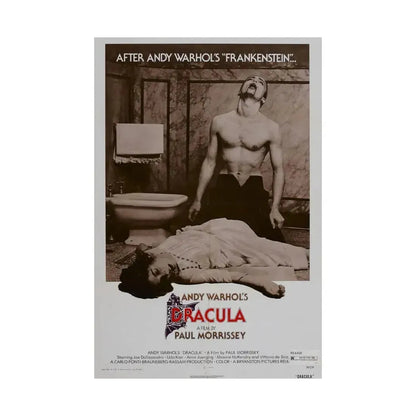 ANDY WARHOL'S DRACULA (2) 1974 - Paper Movie Poster - The Sticker Space