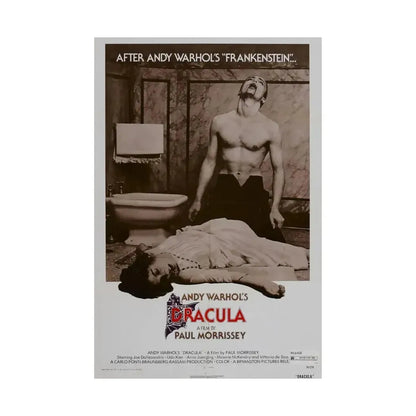 ANDY WARHOL'S DRACULA (2) 1974 - Paper Movie Poster - The Sticker Space