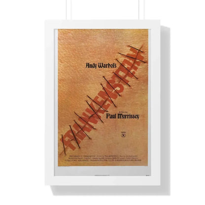 ANDY WARHOL'S FRANKENSTEIN 1973 - Framed Movie Poster 16″ x 24″ White - The Sticker Space