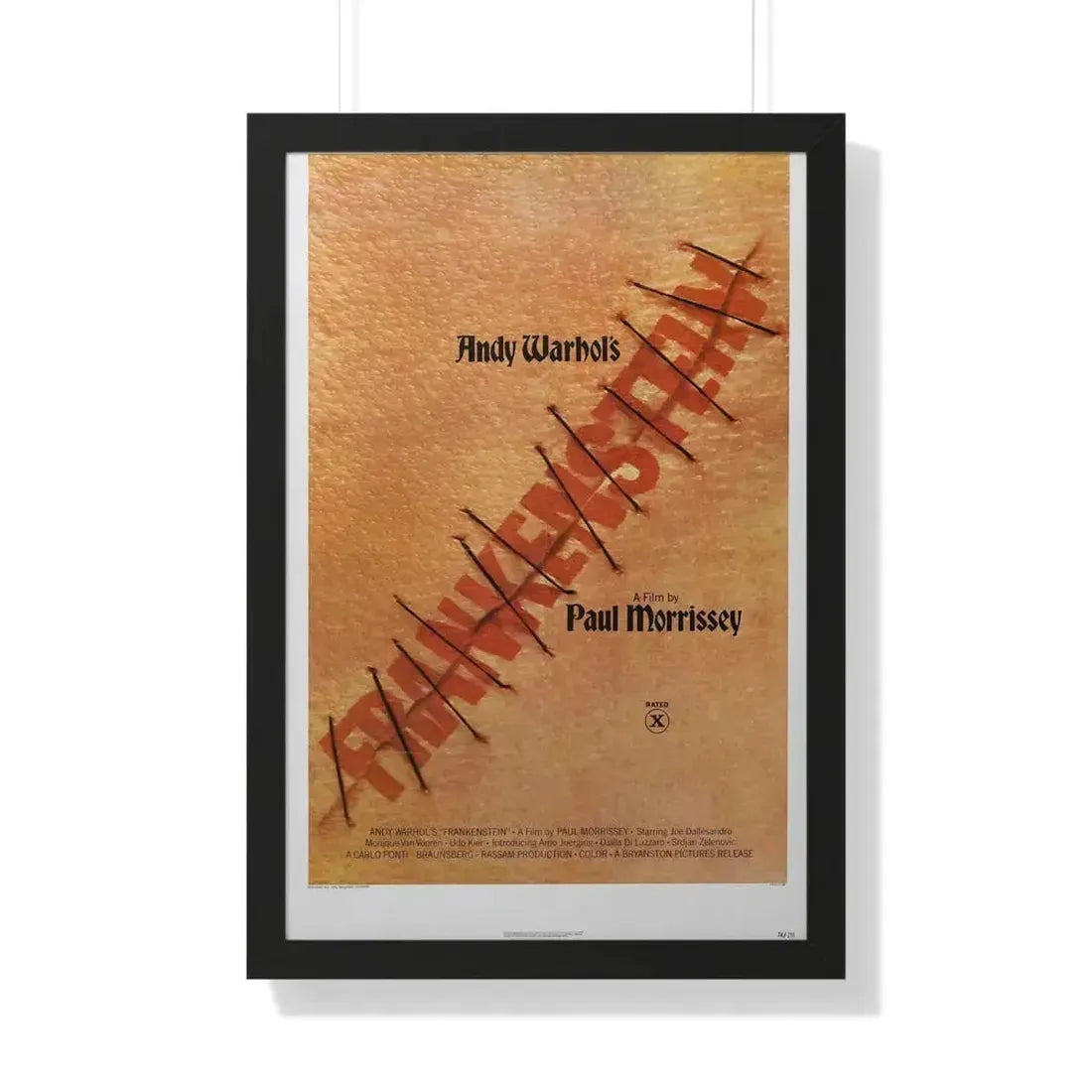 ANDY WARHOL'S FRANKENSTEIN 1973 - Framed Movie Poster - The Sticker Space