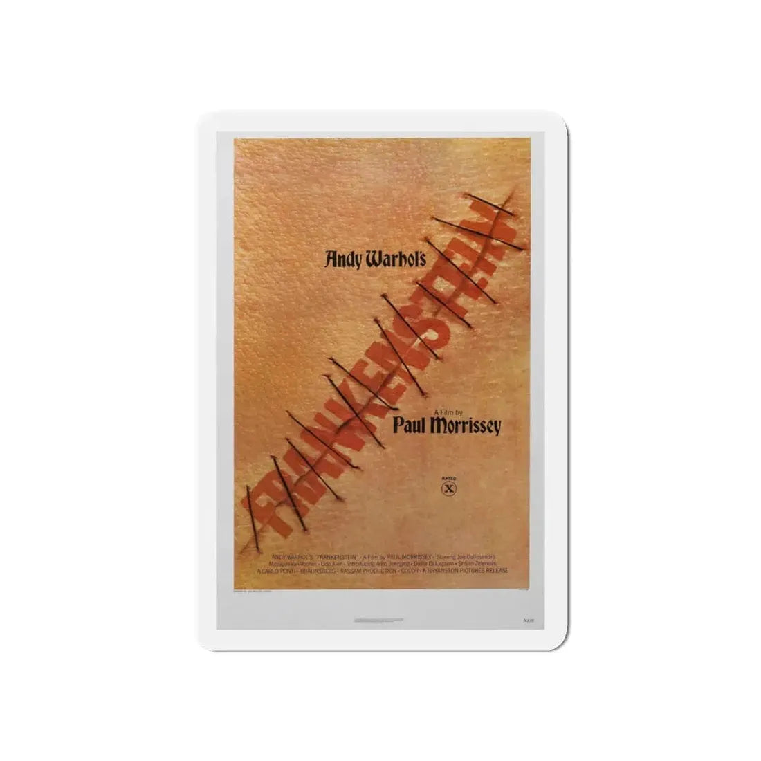 ANDY WARHOL'S FRANKENSTEIN 1973 Movie Poster - Refrigerator Magnet 5 Inch - The Sticker Space