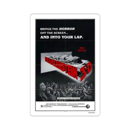Andy Warhol's Frankenstein 1974 Movie Poster STICKER Vinyl Die-Cut Decal 3 Inch - The Sticker Space