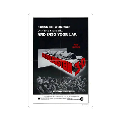 Andy Warhol's Frankenstein 1974 Movie Poster STICKER Vinyl Die-Cut Decal - The Sticker Space