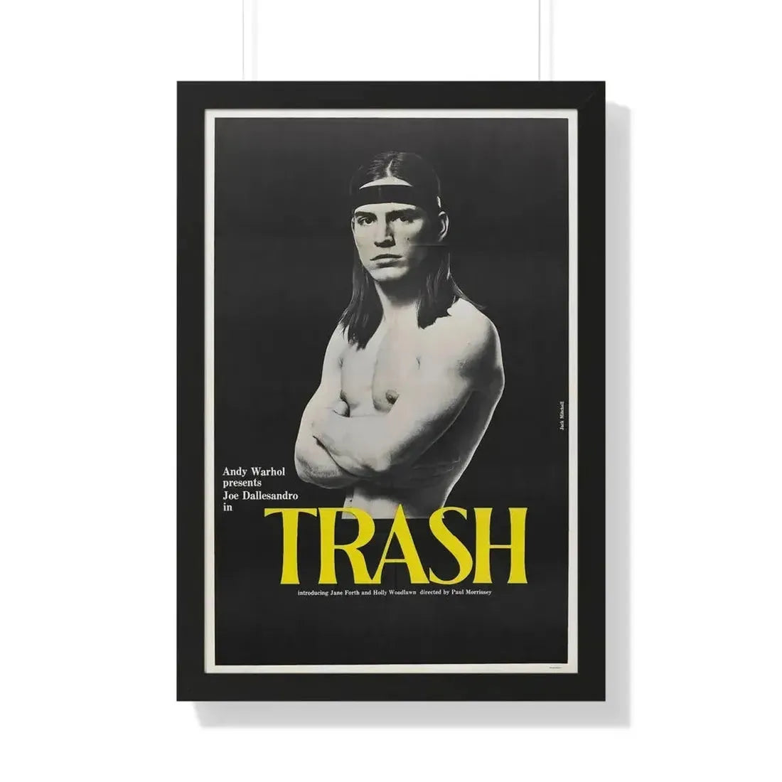 ANDY WARHOL'S TRASH 1970 - Framed Movie Poster - The Sticker Space