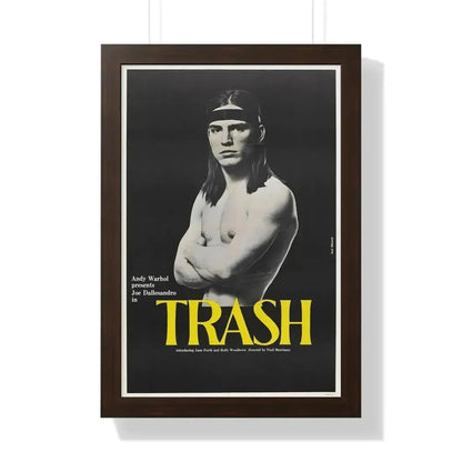 ANDY WARHOL'S TRASH 1970 - Framed Movie Poster - The Sticker Space