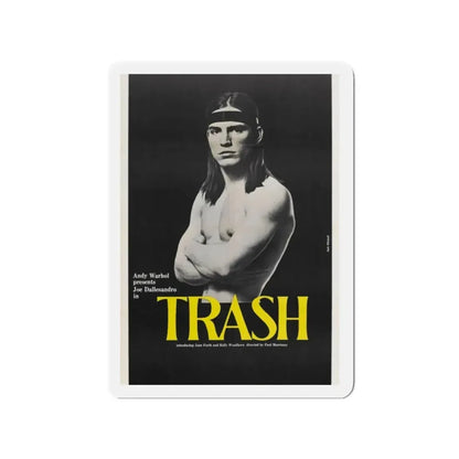 ANDY WARHOL'S TRASH 1970 Movie Poster - Refrigerator Magnet 2 Inch - The Sticker Space