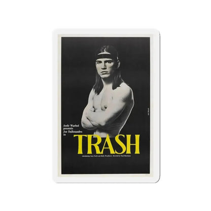 ANDY WARHOL'S TRASH 1970 Movie Poster - Refrigerator Magnet 3 Inch - The Sticker Space