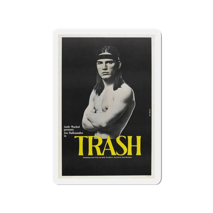ANDY WARHOL'S TRASH 1970 Movie Poster - Refrigerator Magnet 3 Inch - The Sticker Space
