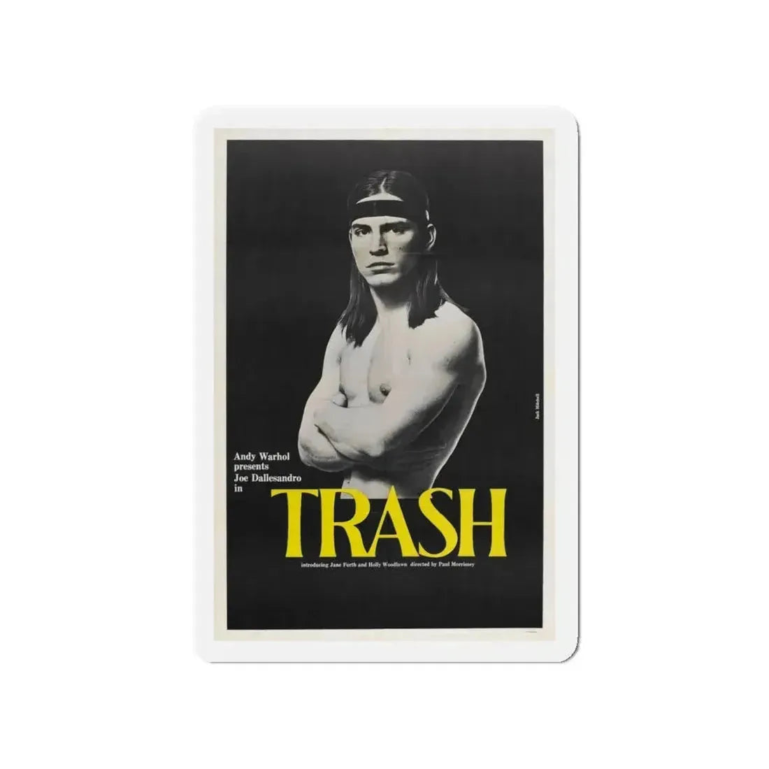 ANDY WARHOL'S TRASH 1970 Movie Poster - Refrigerator Magnet 4 Inch - The Sticker Space