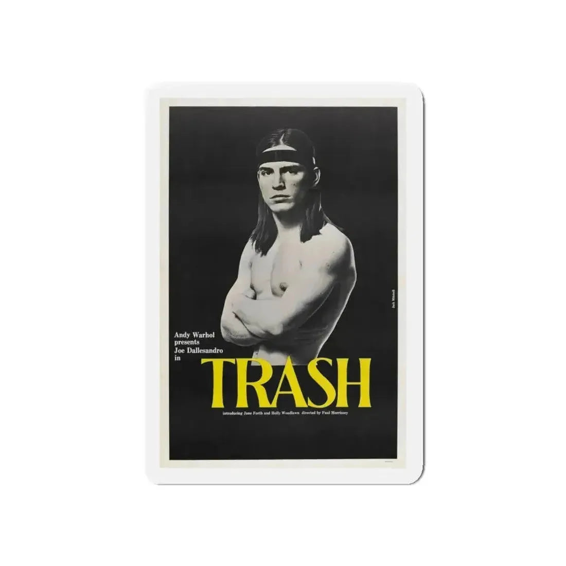 ANDY WARHOL'S TRASH 1970 Movie Poster - Refrigerator Magnet - The Sticker Space