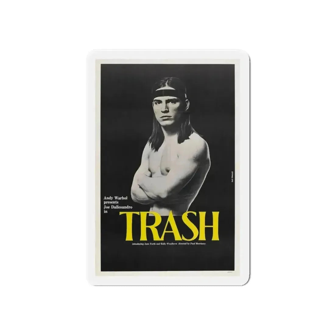 ANDY WARHOL'S TRASH 1970 Movie Poster - Refrigerator Magnet - The Sticker Space
