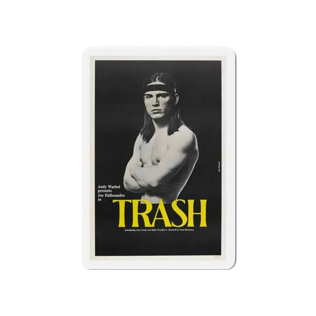 ANDY WARHOL'S TRASH 1970 Movie Poster - Refrigerator Magnet - The Sticker Space
