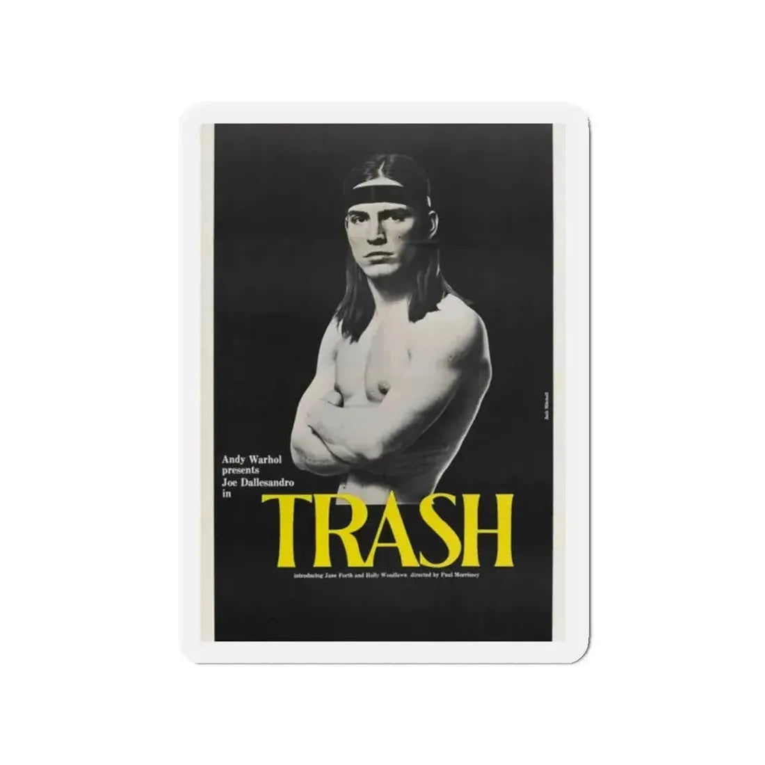 ANDY WARHOL'S TRASH 1970 Movie Poster - Refrigerator Magnet - The Sticker Space