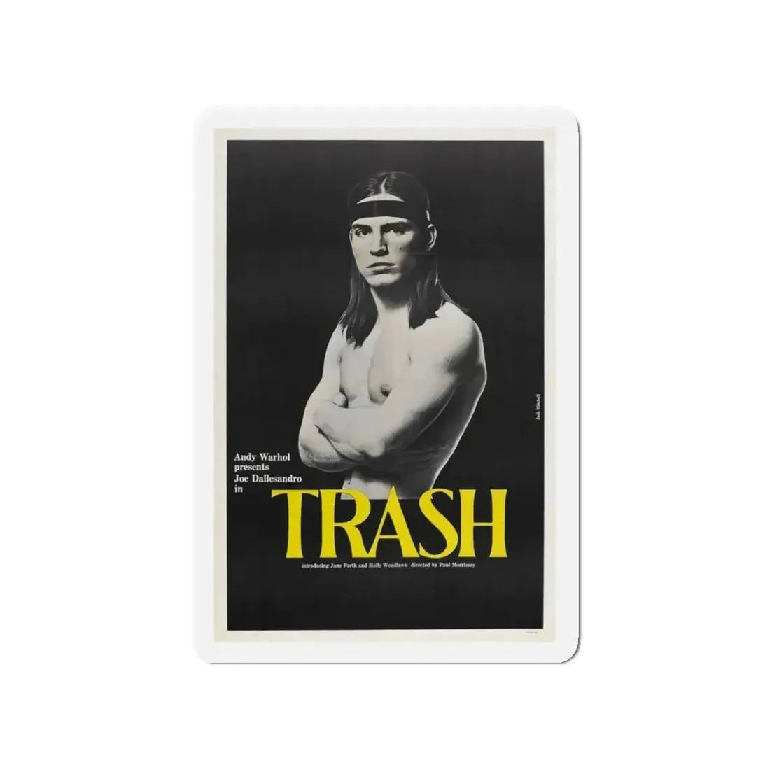ANDY WARHOL'S TRASH 1970 Movie Poster - Refrigerator Magnet - The Sticker Space