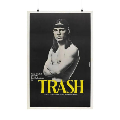 ANDY WARHOL'S TRASH 1970 - Paper Movie Poster 20″ x 30″ Matte - The Sticker Space