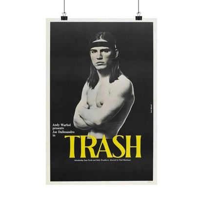ANDY WARHOL'S TRASH 1970 - Paper Movie Poster - The Sticker Space