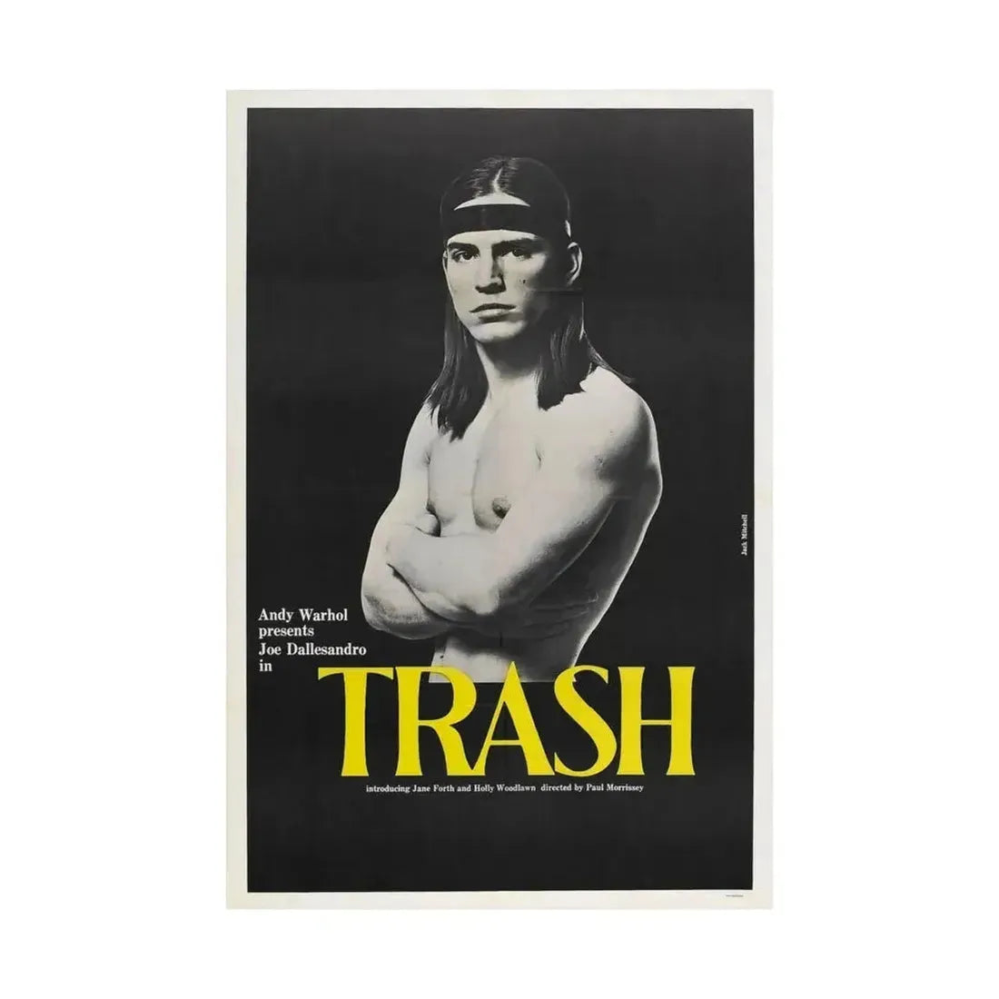 ANDY WARHOL'S TRASH 1970 - Paper Movie Poster - The Sticker Space