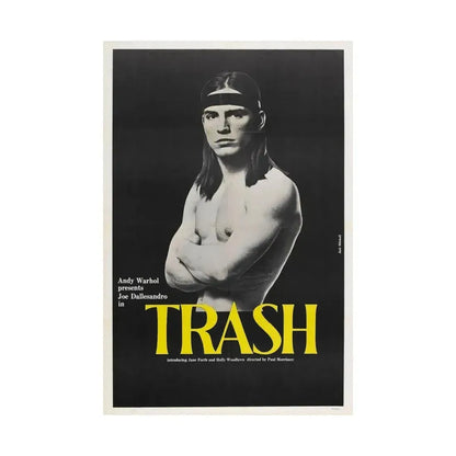 ANDY WARHOL'S TRASH 1970 - Paper Movie Poster - The Sticker Space