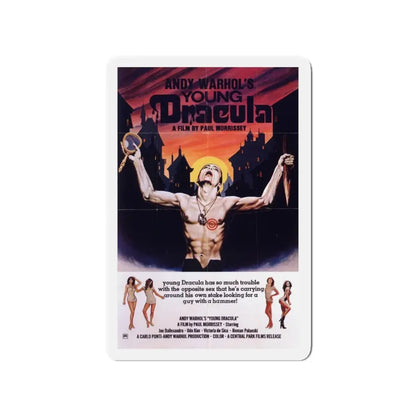 ANDY WARHOL'S YOUNG DRACULA (ANDY WARHOL'S DRACULA)(2) 1974 Movie Poster - Refrigerator Magnet 3 Inch - The Sticker Space