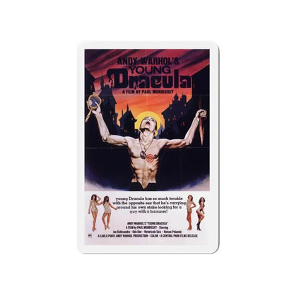ANDY WARHOL'S YOUNG DRACULA (ANDY WARHOL'S DRACULA)(2) 1974 Movie Poster - Refrigerator Magnet - The Sticker Space