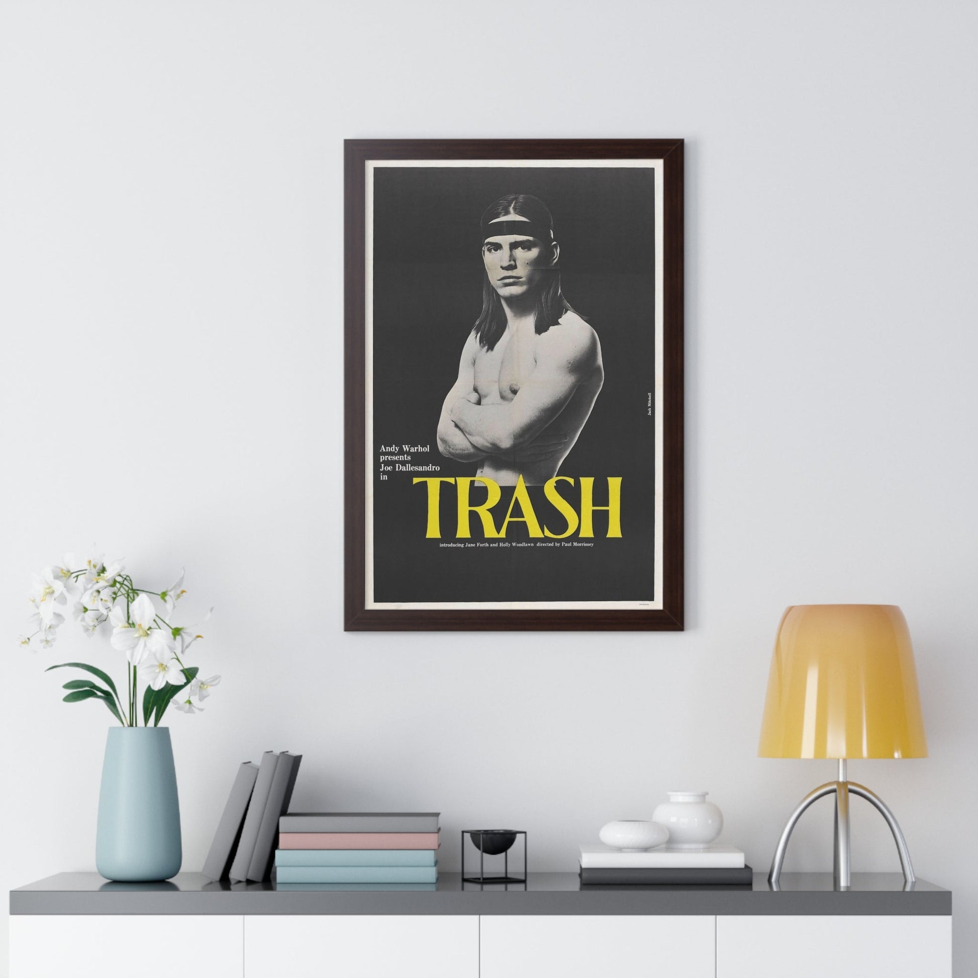 ANDY WARHOL'S TRASH 1970 - Framed Movie Poster-The Sticker Space