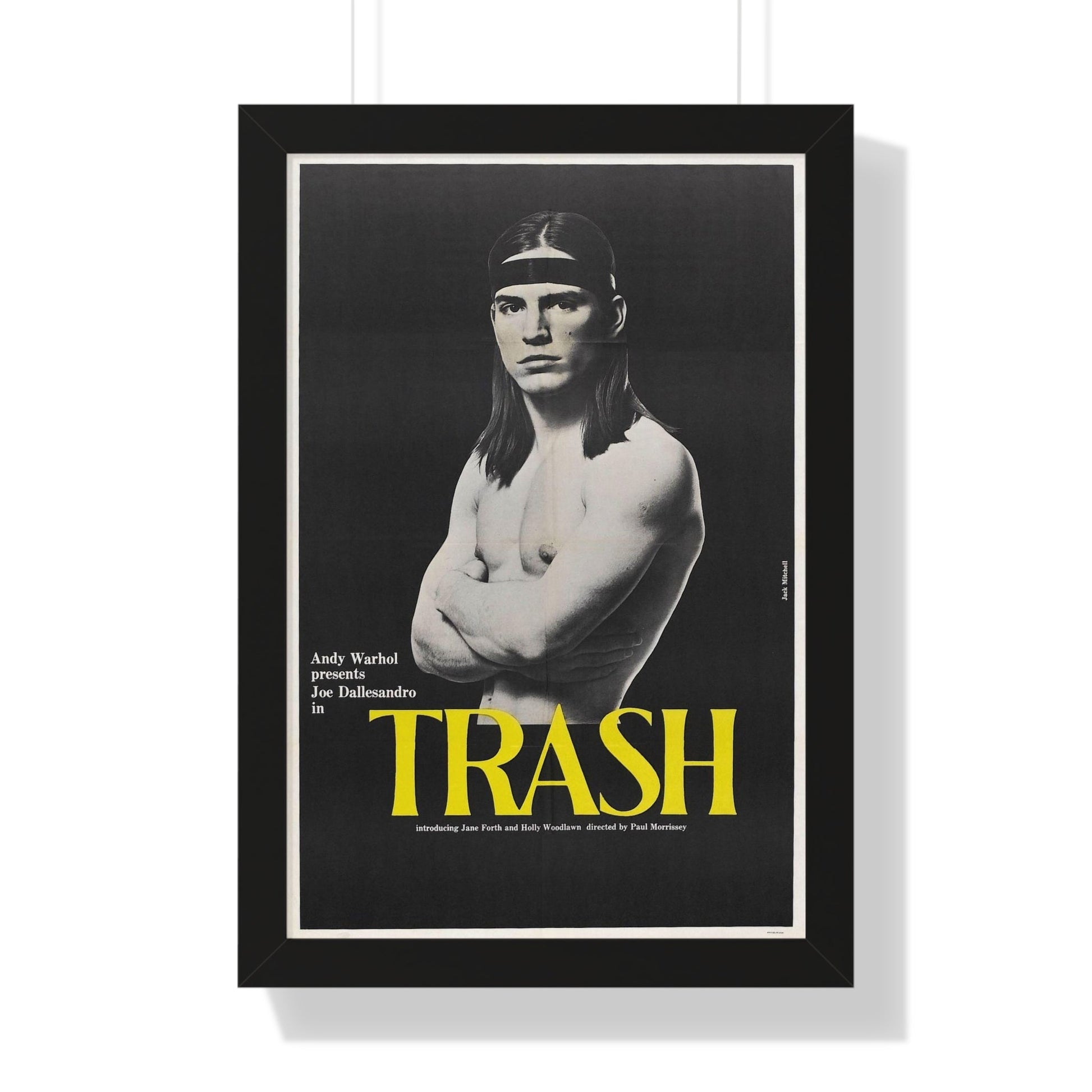 ANDY WARHOL'S TRASH 1970 - Framed Movie Poster-16″ x 24″-The Sticker Space