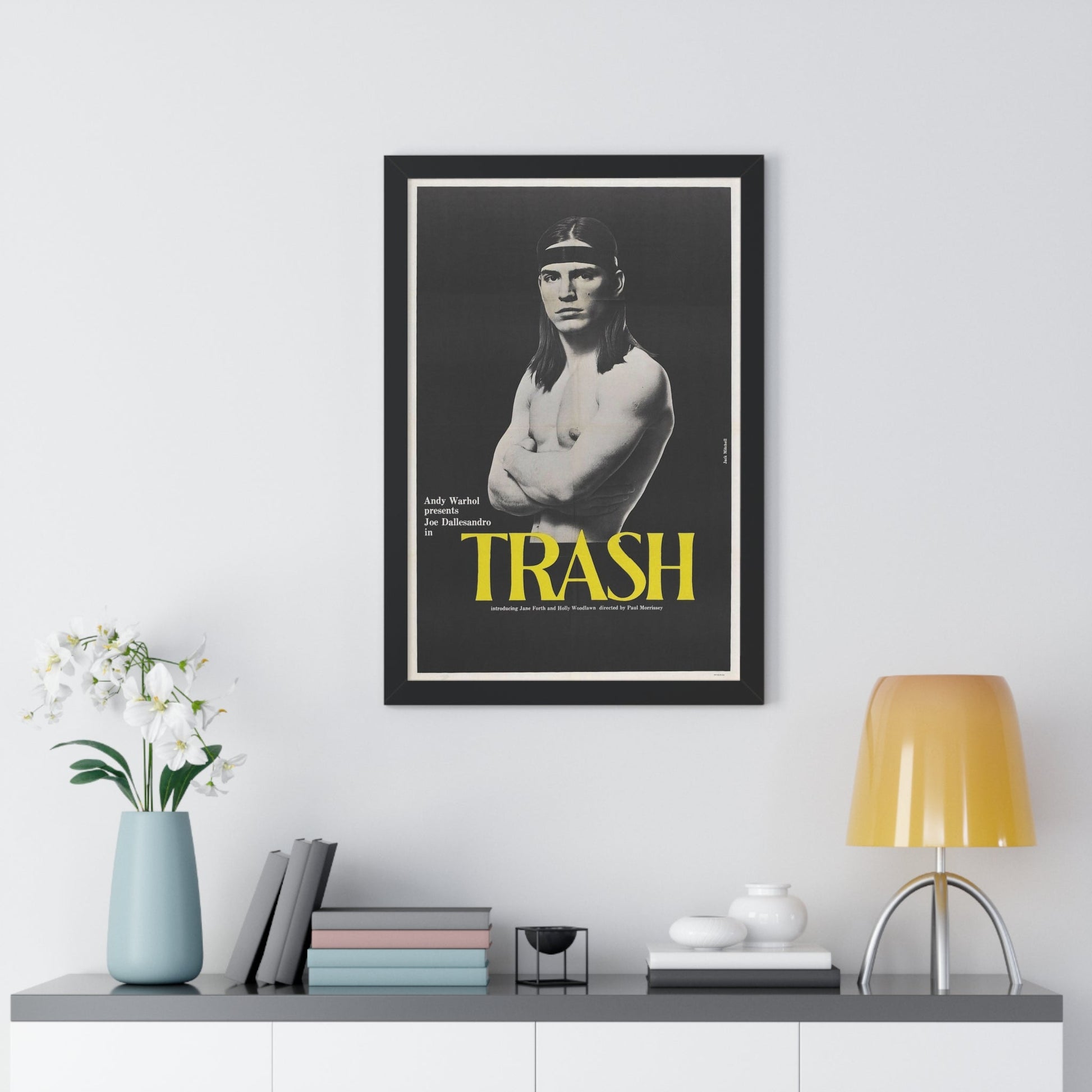 ANDY WARHOL'S TRASH 1970 - Framed Movie Poster-The Sticker Space