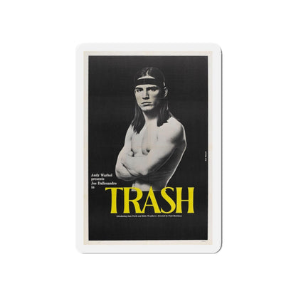 ANDY WARHOL'S TRASH 1970 Movie Poster - Die-Cut Magnet-5" x 5"-The Sticker Space