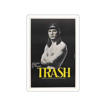 ANDY WARHOL'S TRASH 1970 Movie Poster STICKER Vinyl Die-Cut Decal-3 Inch-The Sticker Space