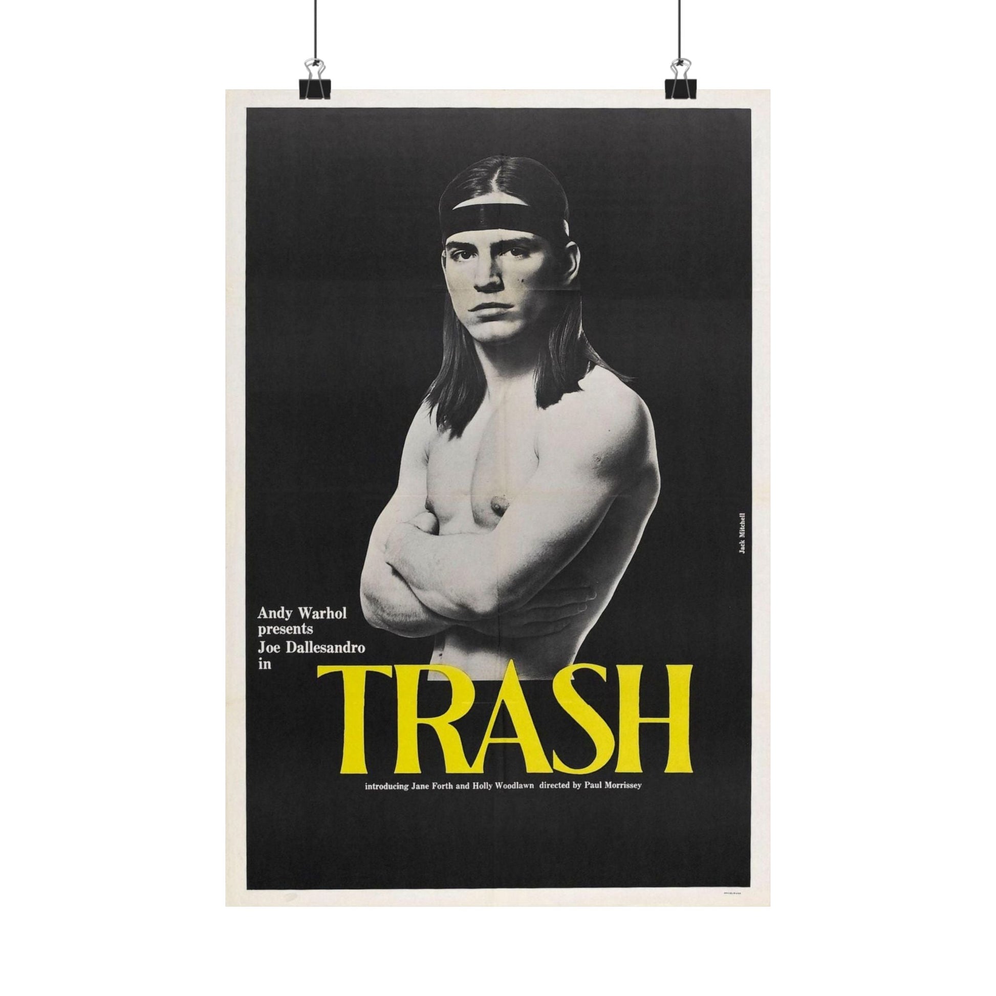 ANDY WARHOL'S TRASH 1970 - Paper Movie Poster-12″ x 18″-The Sticker Space