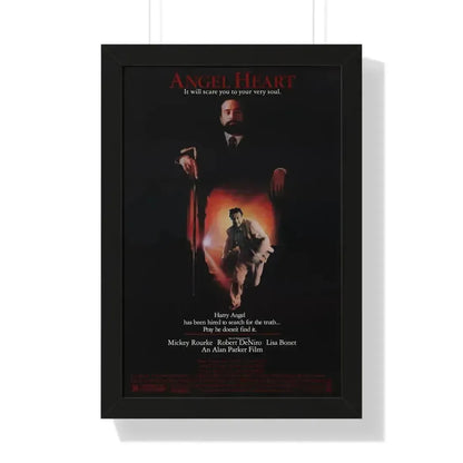 ANGEL HEART 1987 - Framed Movie Poster 16″ x 24″ Black - The Sticker Space