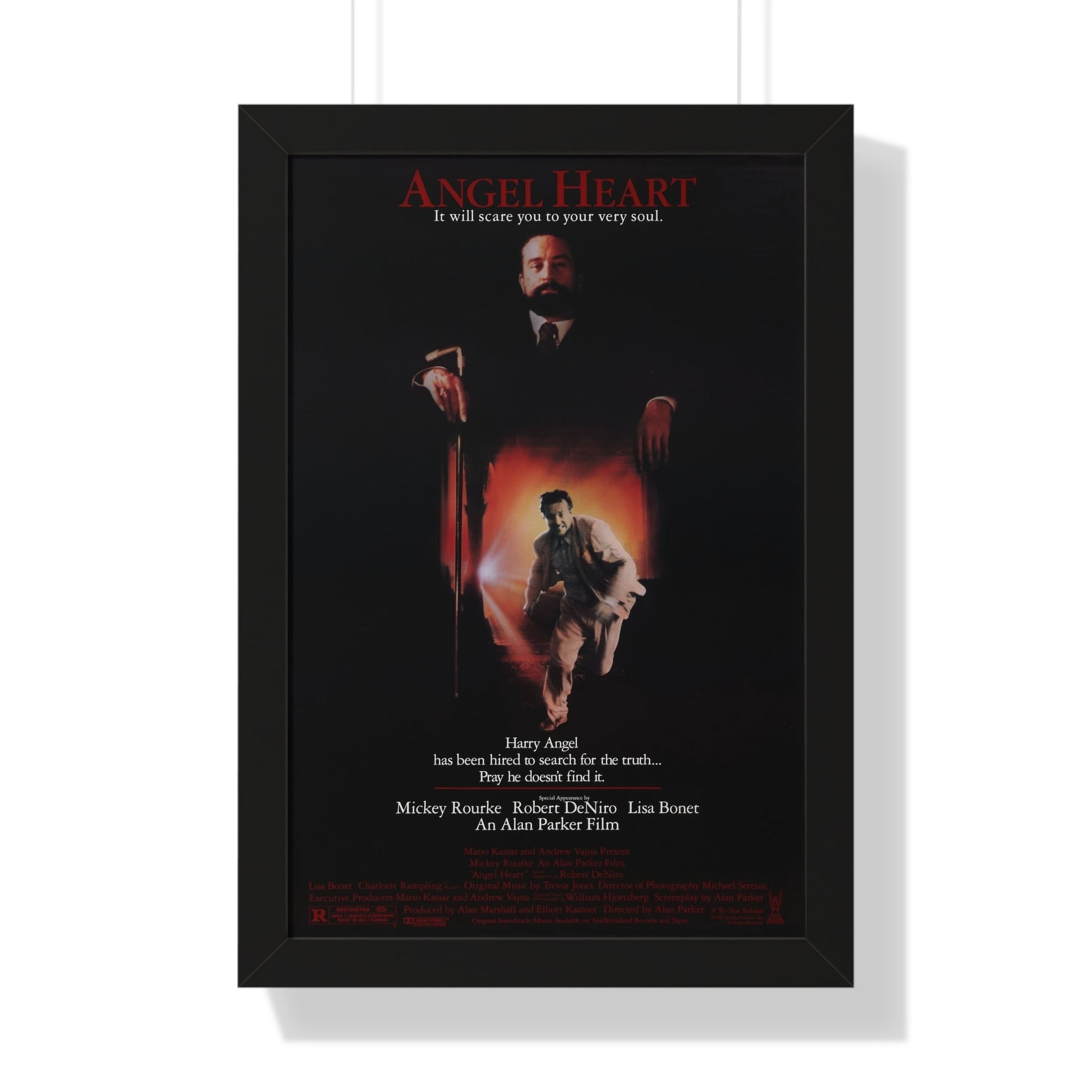 ANGEL HEART 1987 - Framed Movie Poster-16″ x 24″-The Sticker Space