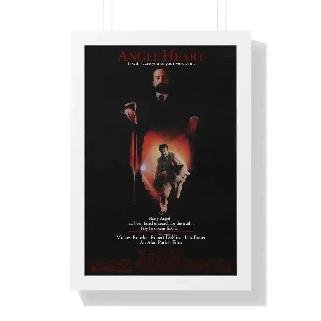 ANGEL HEART 1987 - Framed Movie Poster 16″ x 24″ White - The Sticker Space