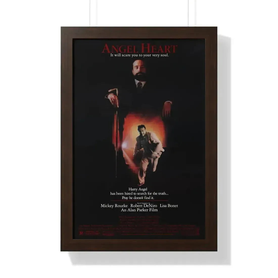 ANGEL HEART 1987 - Framed Movie Poster - The Sticker Space