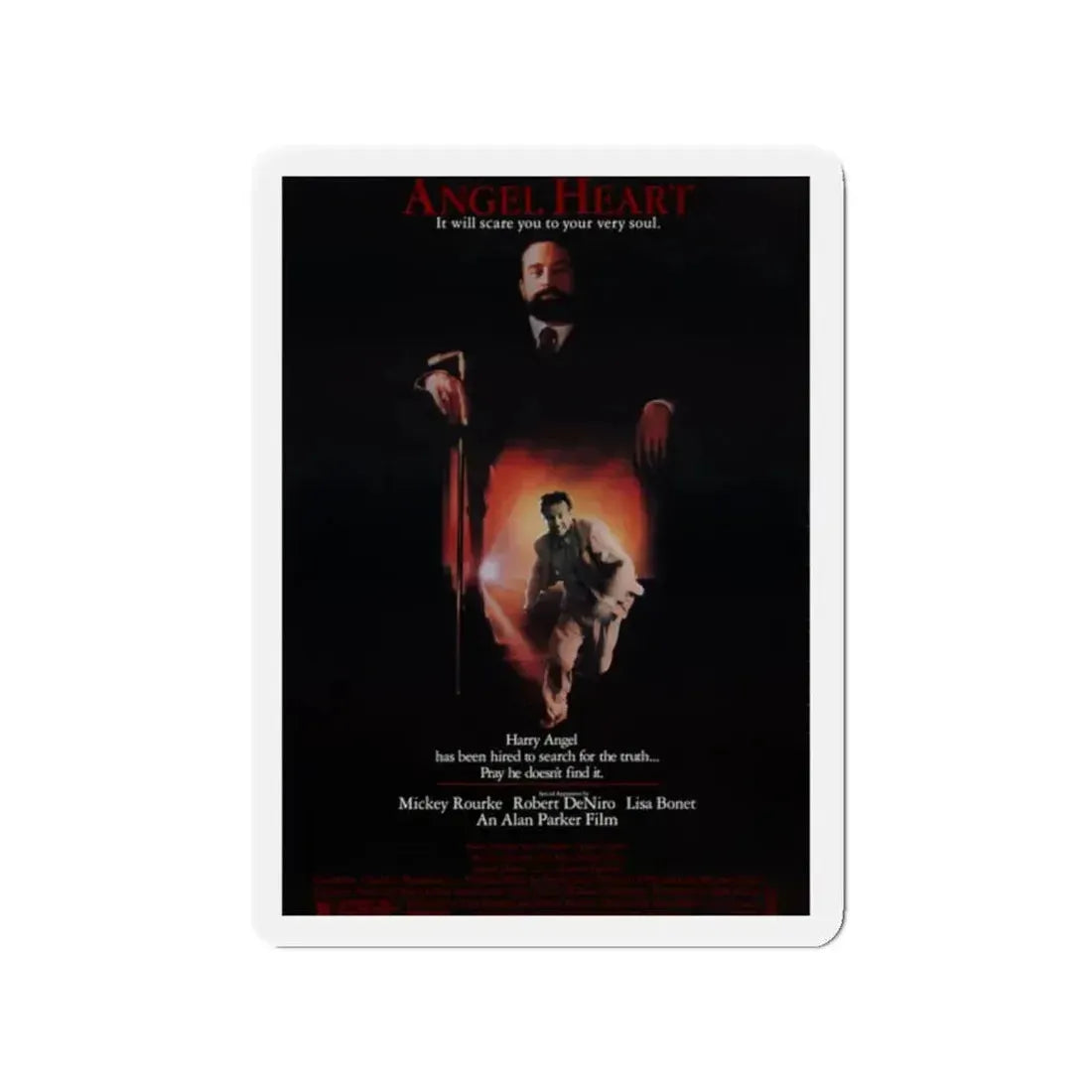 ANGEL HEART 1987 Movie Poster - Refrigerator Magnet 2 Inch - The Sticker Space