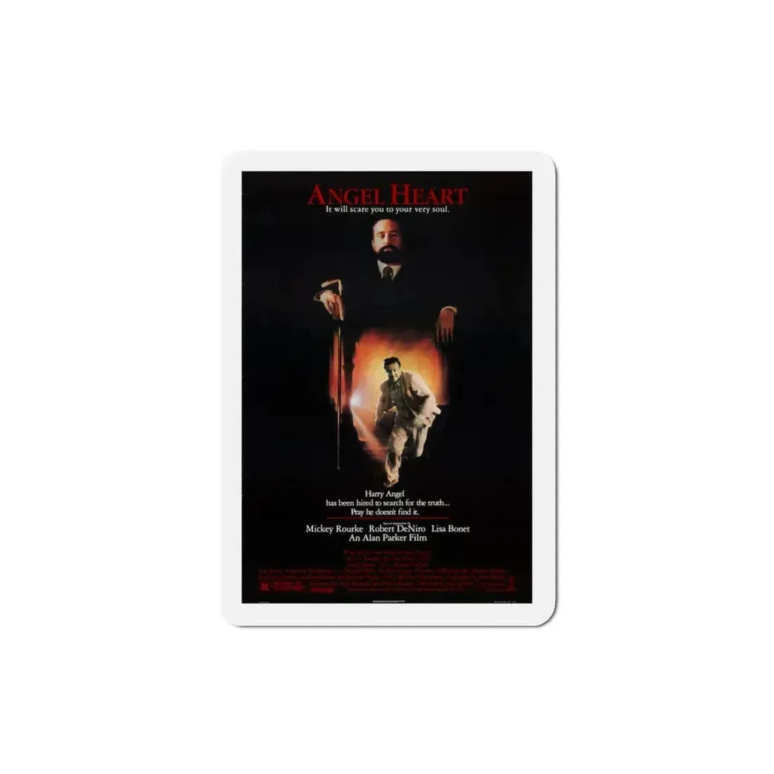 Angel Heart 1987 Movie Poster Refrigerator Magnet 3 Inch - The Sticker Space